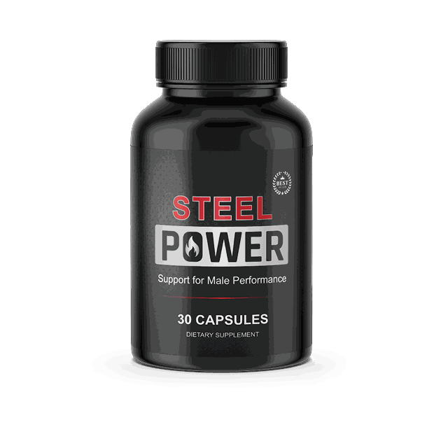 SteelPower bottle, 30 capsules, dietary supplement for male performance